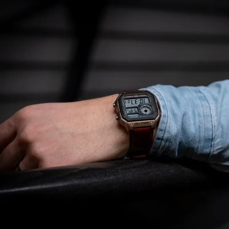 Casio Youth World Timer Digital Men's Watch- AE-1200WHL-5AV